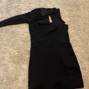 Lulus one sleeve formal dress